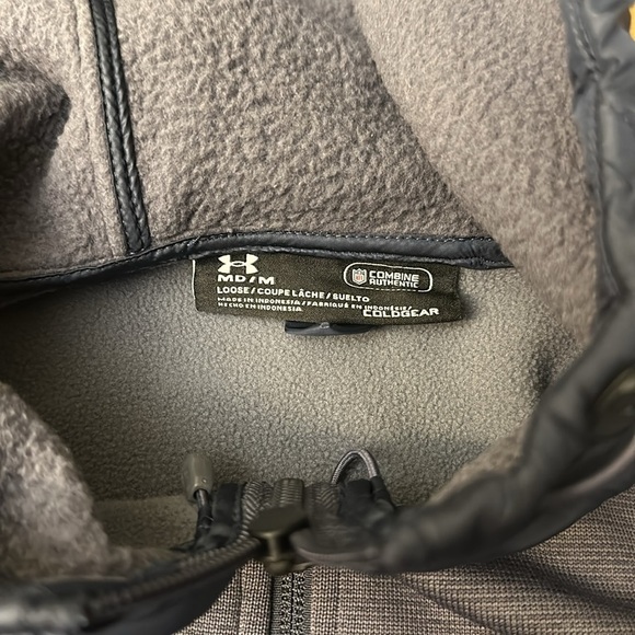 UNDER ARMOUR ⭐️  NY Jets hooded zip up - Picture 7 of 8